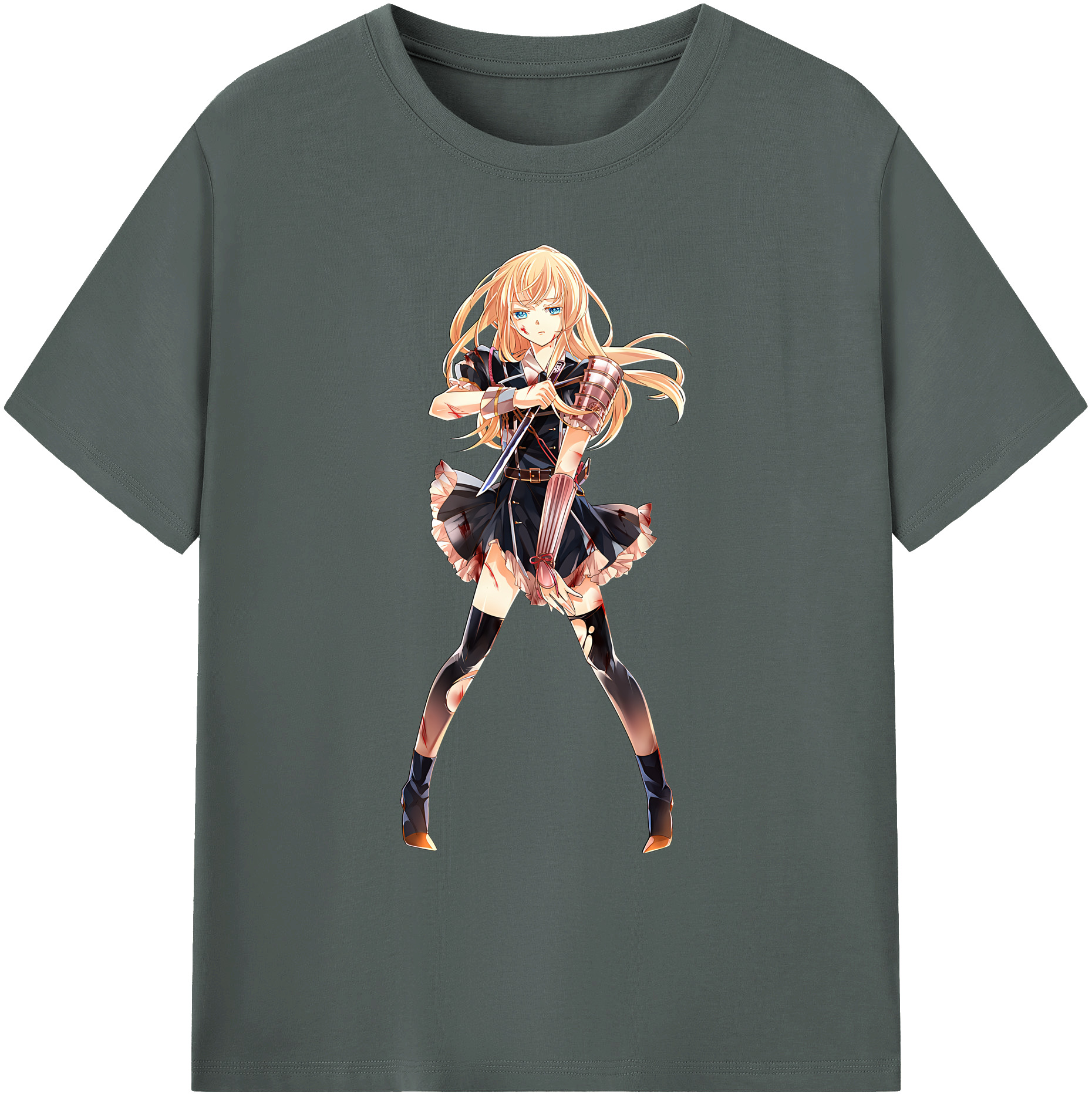 （画像用） 刀剣乱舞 Touken Ranbu 綿100％ メンズ半袖Tシャツ｜肌触りやわらか＆通気性